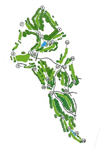 Course Map Islantilla Golf Course