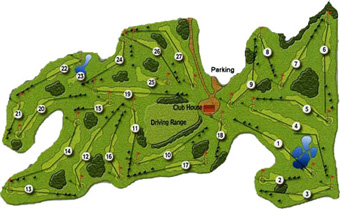 Batalha Golf Club Golf Course map