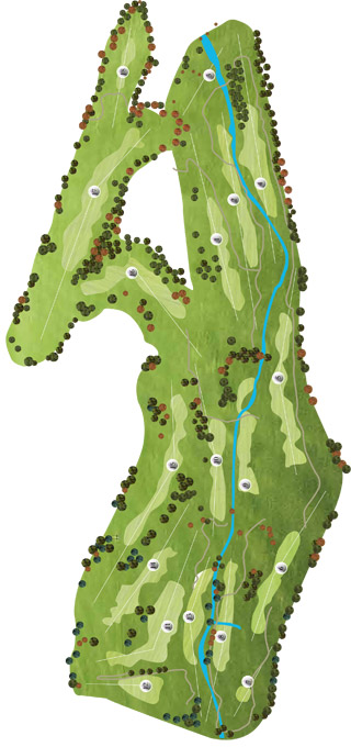 Vidago Palace Golf Golf Course map