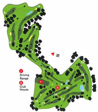 Ponte de Lima Golf Course map