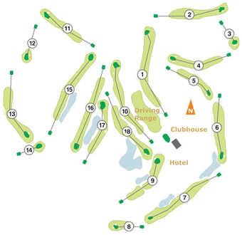 Quinta da Beloura Golf Course map