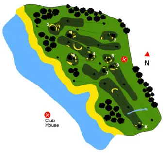 Course Map Club Golf Miramar