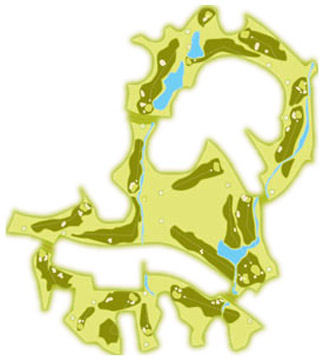 Isla Canela Links Golf Course map